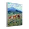 Stupell Industries Beautiful Mountain Valley Horses Wall Plaque By Claire Goldrick